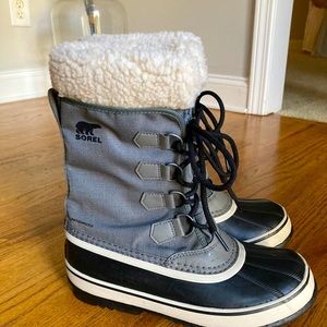 Women’s winter Sorel Carnival waterproof boot.